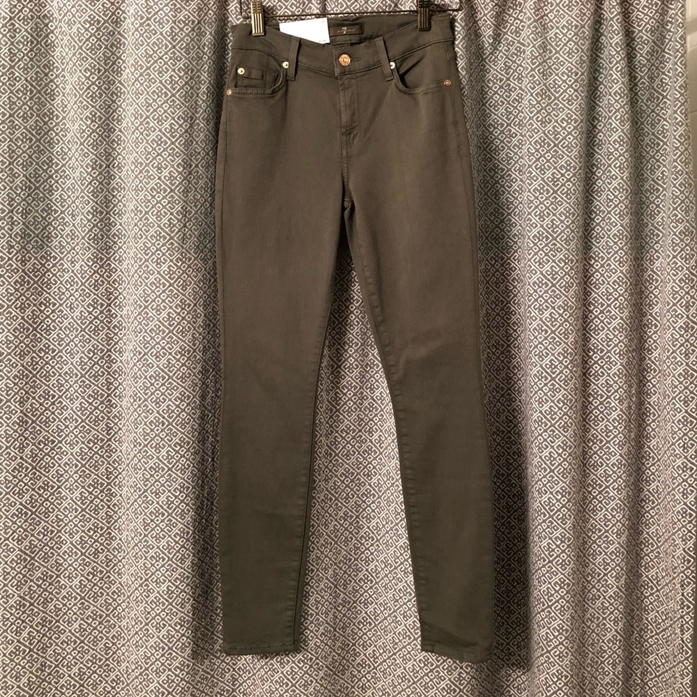 ‼️NTW‼️ 7 For All Mankind Green skinny jeans - 25